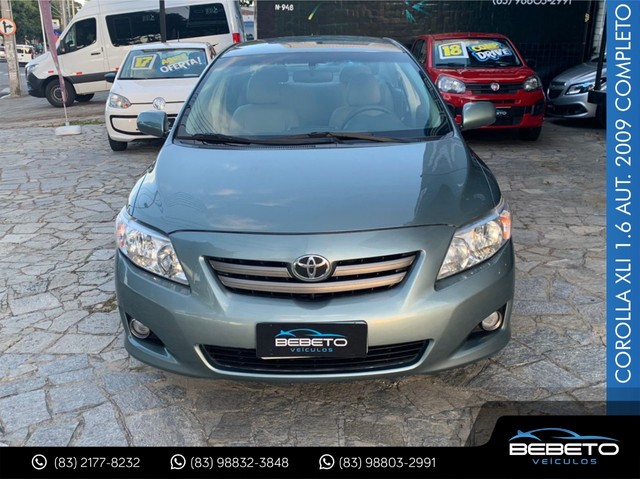 COROLLA XLI AUTOMÁTICO 2009 COMPLETO