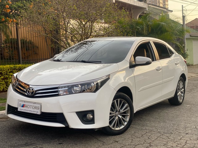 COROLLA ALTIS 2015 BRANCO INTERIOR BEGE ! LEIA DESCRIÇÃO