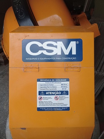 Vendo essa betoneira CSM 400lts. seminova! 