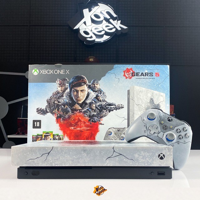 Xbox One S 1TB With Gears of War 4 and Halo 5 Games Consoles