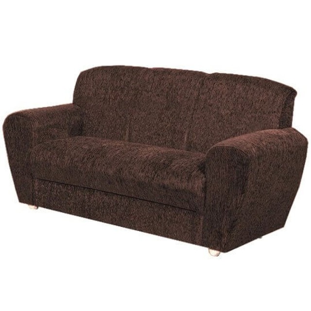 Sofá 5010 3 Lugares em Tecido Suede e Encosto Fixo