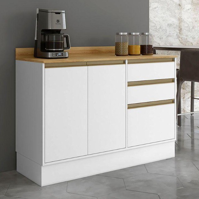 Balcão Barcelona Branco Até 12x
