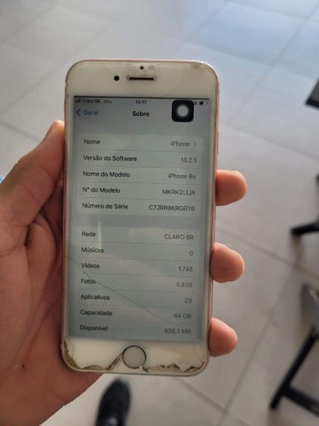 iphone 6s rose usado olx