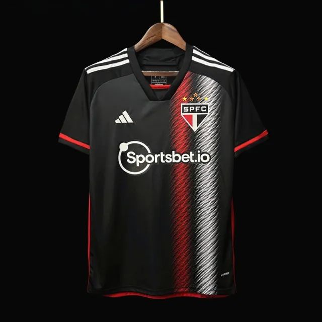 Camiseta Camisa Soccer Futebol Masculina Preto