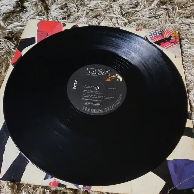 LP/Disco de vinil Starship - Mix Sara/Hearts Of The World (1986, Maxi-Single) - Foto 6