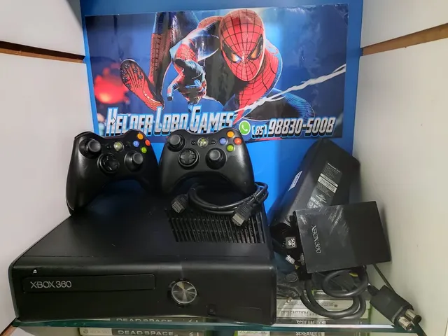 Xbox 360 DESTRAVADO com 2 controle e Kinect HD 1TB COM 650 JOGOS E