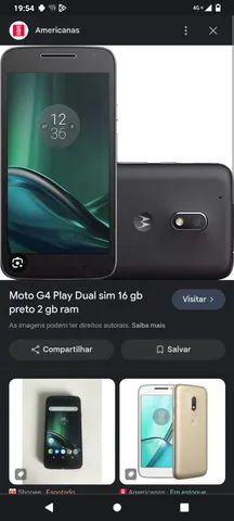 Moto G4 Play, Celular Moto G Usado 62229928