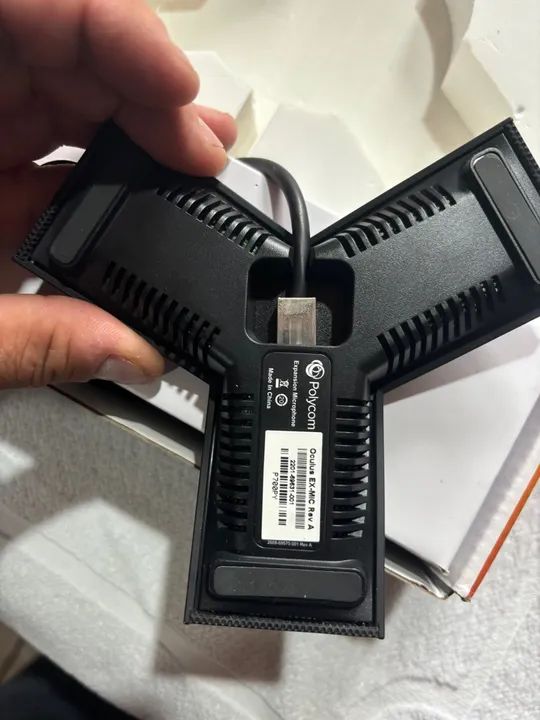 Aparelho polycom debut +microfone64167721365634123