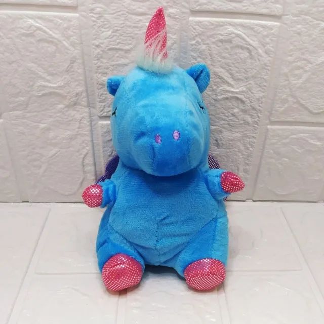 Urso Ursinho De Pelucia  Diversos 16cm  A 22cm 1410-1 Tuka Toy - Unicórnio - Foto 2