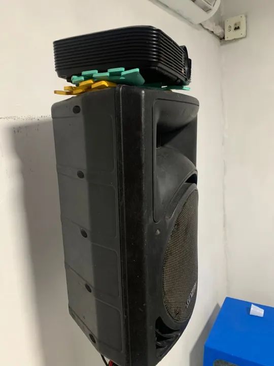 Projetor e caixa de som Sankey - Foto 4