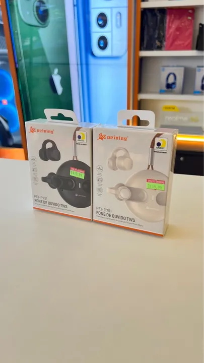 Fone De Ouvido Bluetooth Sem Fio Earcuffs Esportivo Piercing