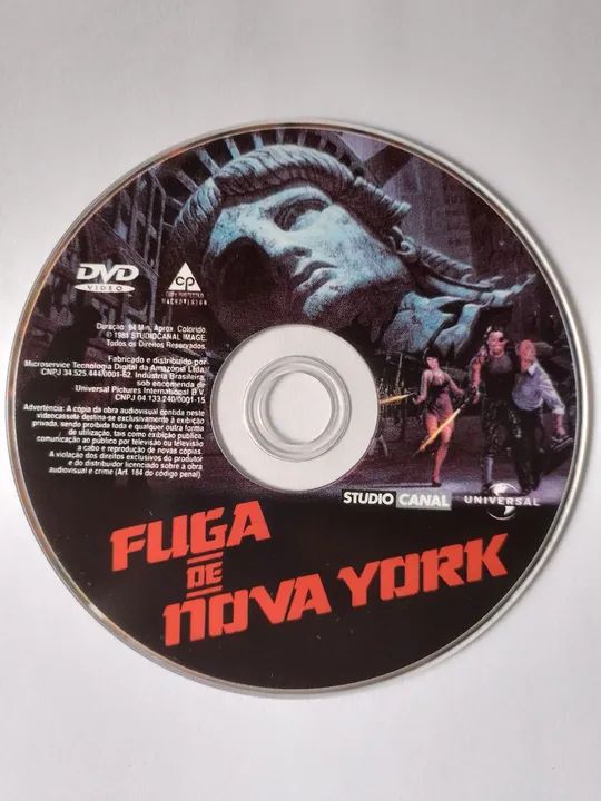 Dvd Fuga De Nova York Original Novo  - Foto 3
