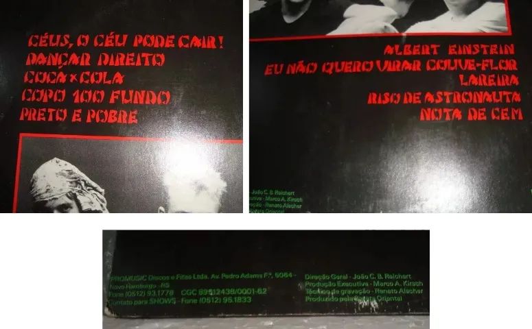 Lp A BARATA ORIENTAL 1989 Br com Encarte - Rock Gaúcho em Excelente Estado - Foto 5