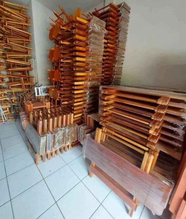 Mesa de Madeira Estilo Escandinavo - Sofisticação e conforto! - Foto 2