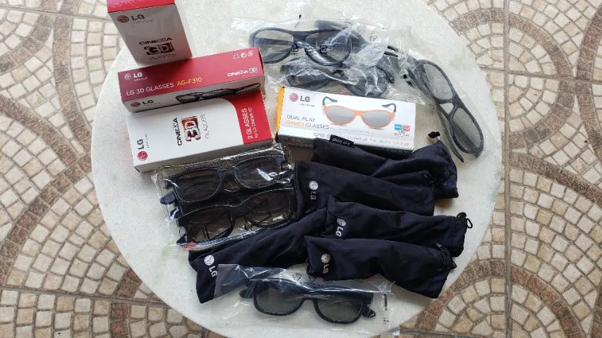 kit 19 óculos LG 3D passivo
