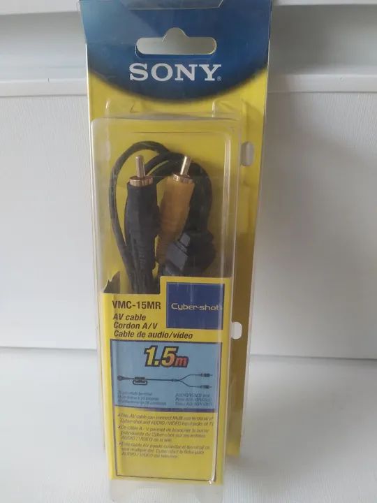 Cabo AV Sony VMC-15MR 1.5m para Câmera Cyber-shot - Foto 2