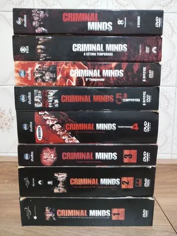 Dvd Coleção Criminal Minds 1° a 8° Temporada (Legendado