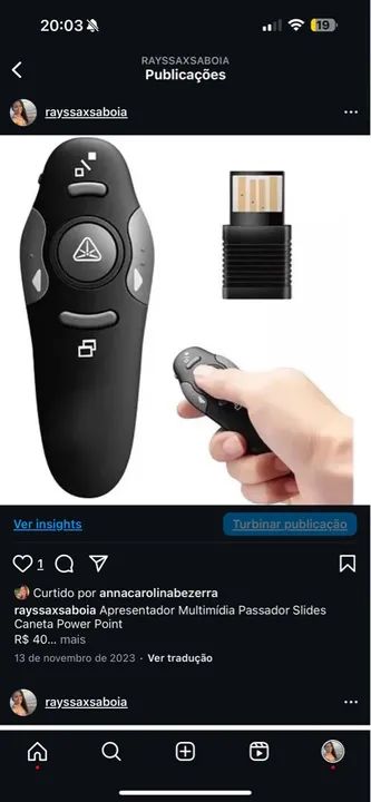 Apresentador de slides 