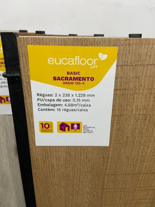 Piso vinílico em régua eucafloor - Foto 3
