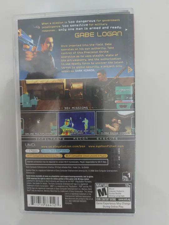 Syphon Filter Dark Mirror Psp - Foto 3