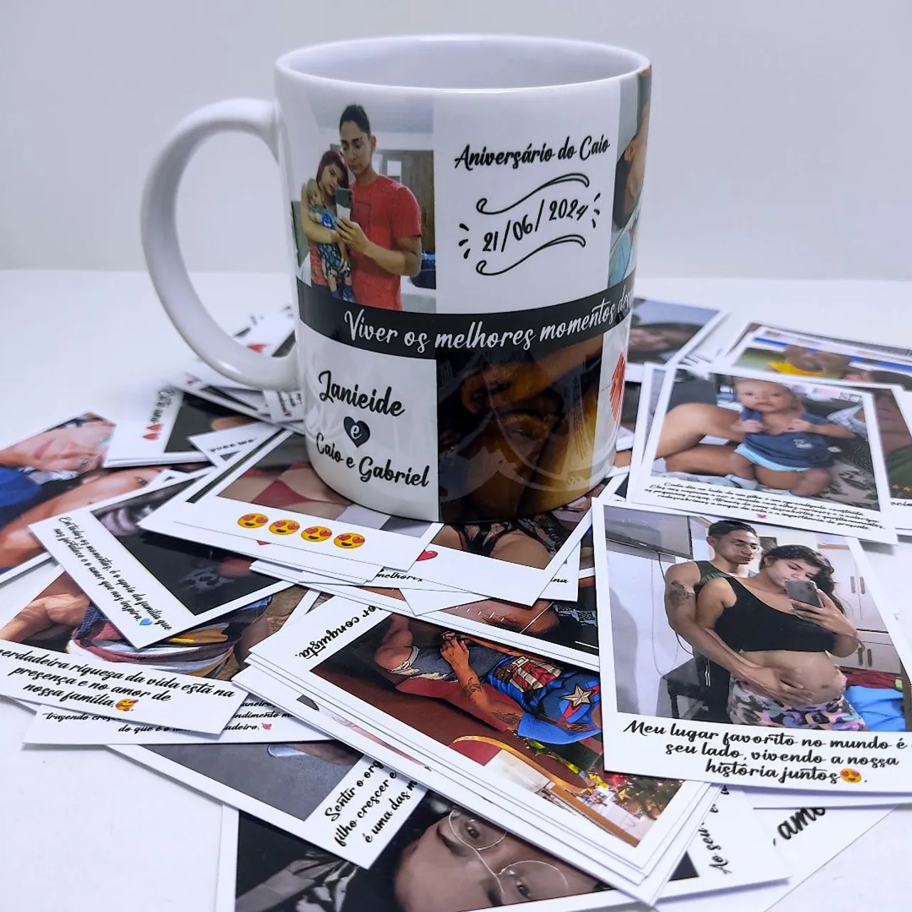 Kit Caneca + Revelação De Fotos, 54 Fotos