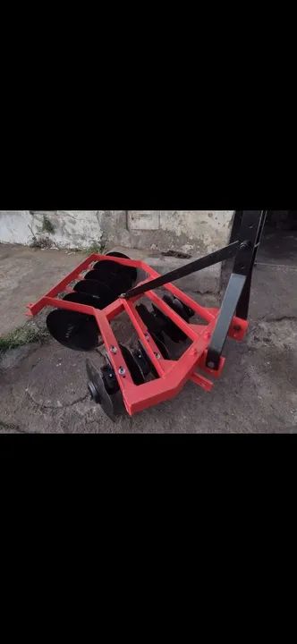 Grade niveladora 12 discos