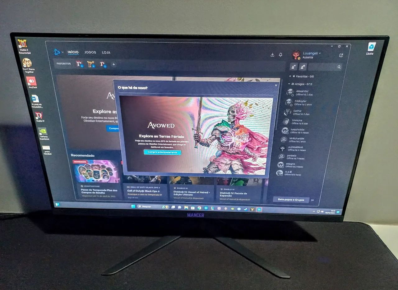 Computador Gamer R5 5600/ RTX 2060 Super, com monitor de BRINDE! - Foto 3