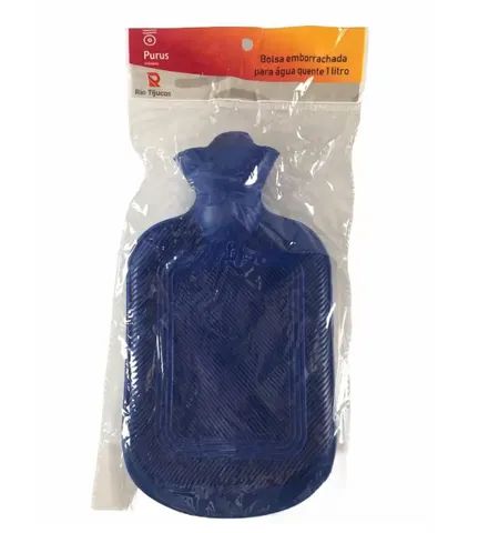 Bolsa Térmica Borracha Compressa Água Quente Fria 1 L - Foto 3