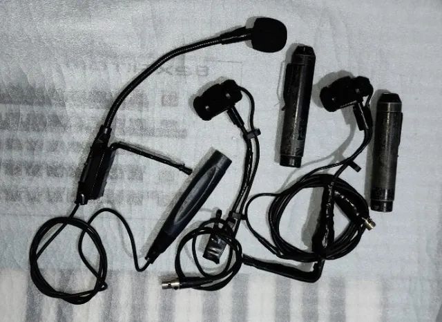 3 Microfones  Lapela 2 Superlux , 1 Jts
