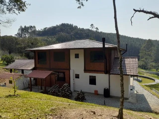 Sítio 5,7 Hectares, Casa 260m², açudes, riacho, pastagem - 4ª Linha, Angelina  - Foto 2