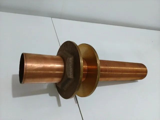 Flange de Cobre/Bronze longa 54 mm ( 2 polegadas) - Foto 2