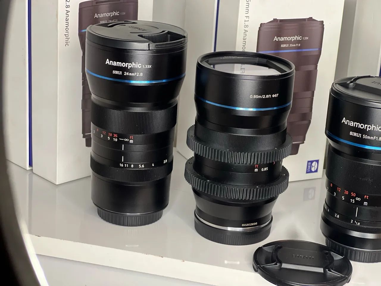 Kit de Lentes Sirui Anamórfica 1.33x Sony E-mount Cinema  - Foto 2