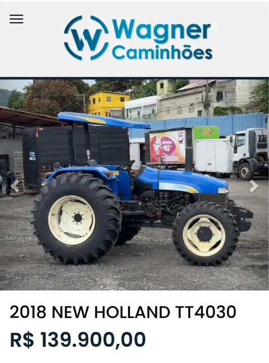 Trator Agrícola New Holland - Foto 2