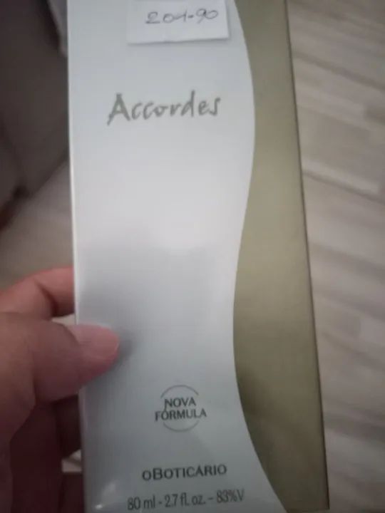 Perfume Accordes O Boticário 80ml