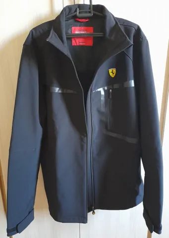 Jaqueta da Ferrari Preta Masculina  - Foto 4