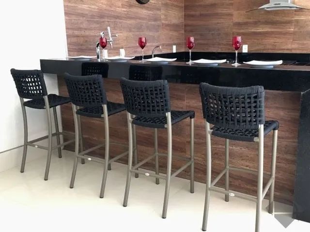 banqueta em aluminio