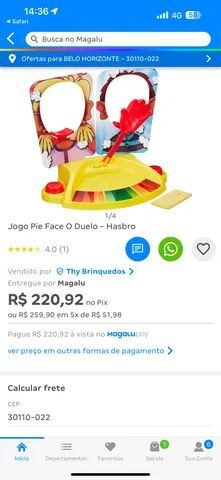 Brinquedo Pie Face Duelo - Foto 3