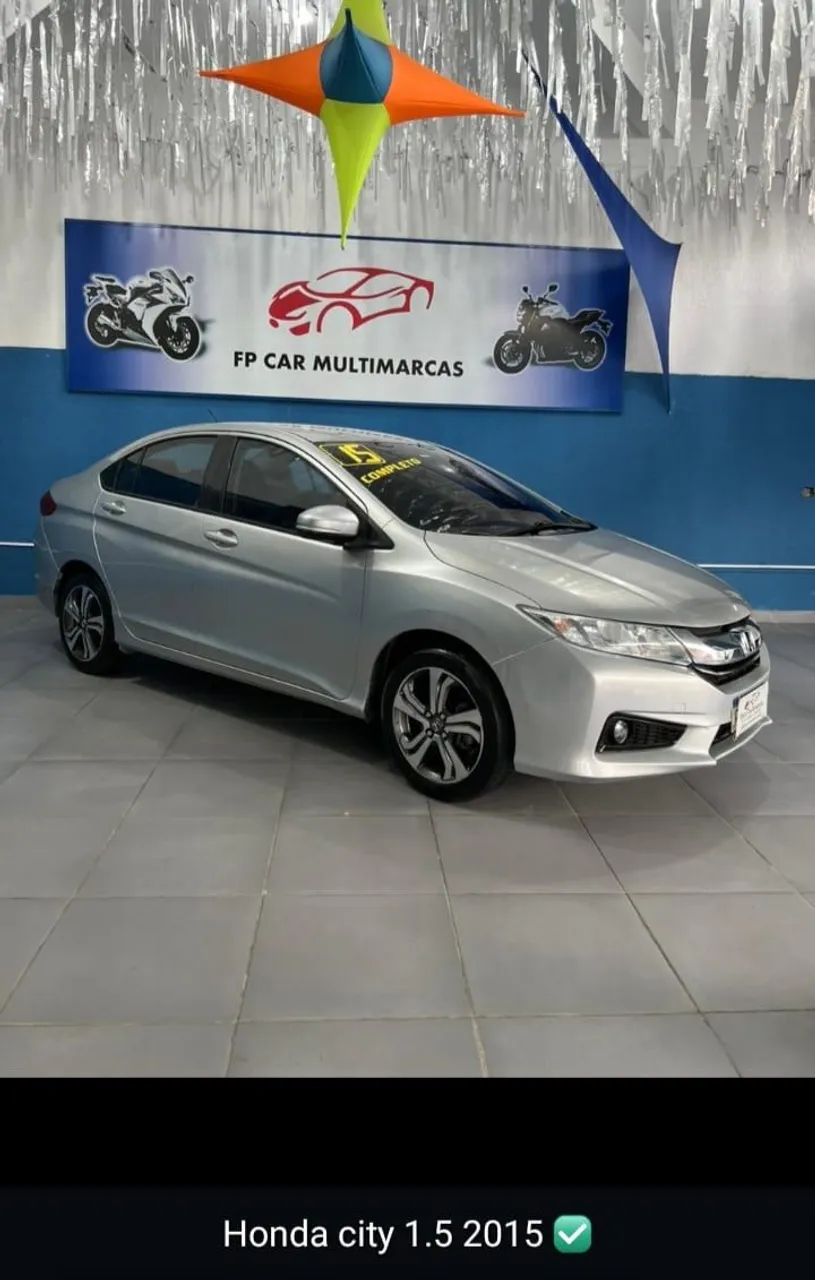 Honda City 1.5 lx 2015 Completo Automático Câmbio CVT ,Carro muito.novo Acompanha Manual!
