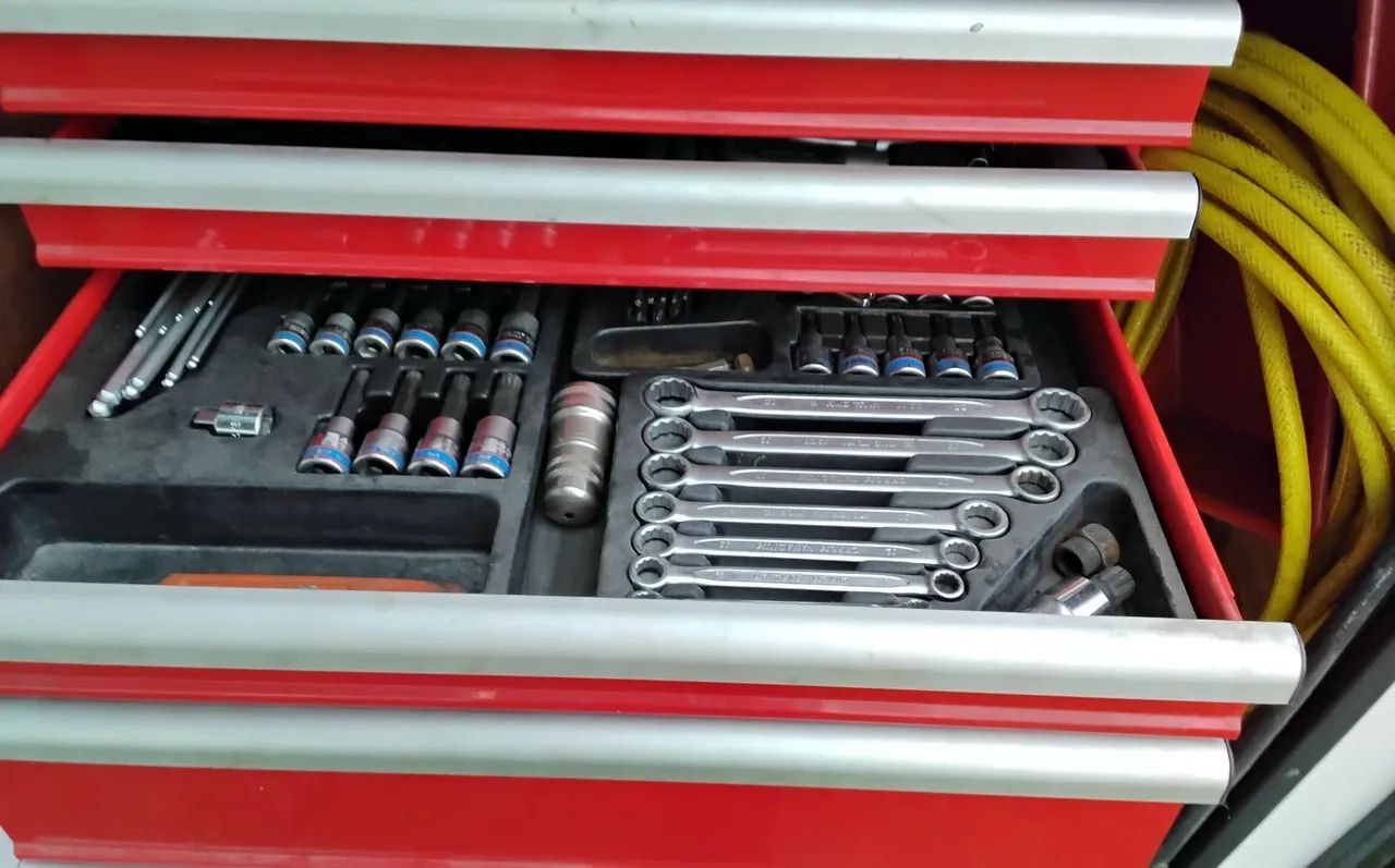 Bancada de ferramentas completíssima importada da marca king tony - Foto 5