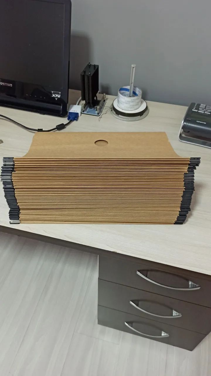 Pasta suspensa para arquivo