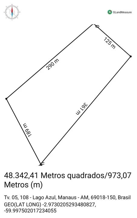 Vendo terreno 49.990m2 - Manaus - AM - Foto 3