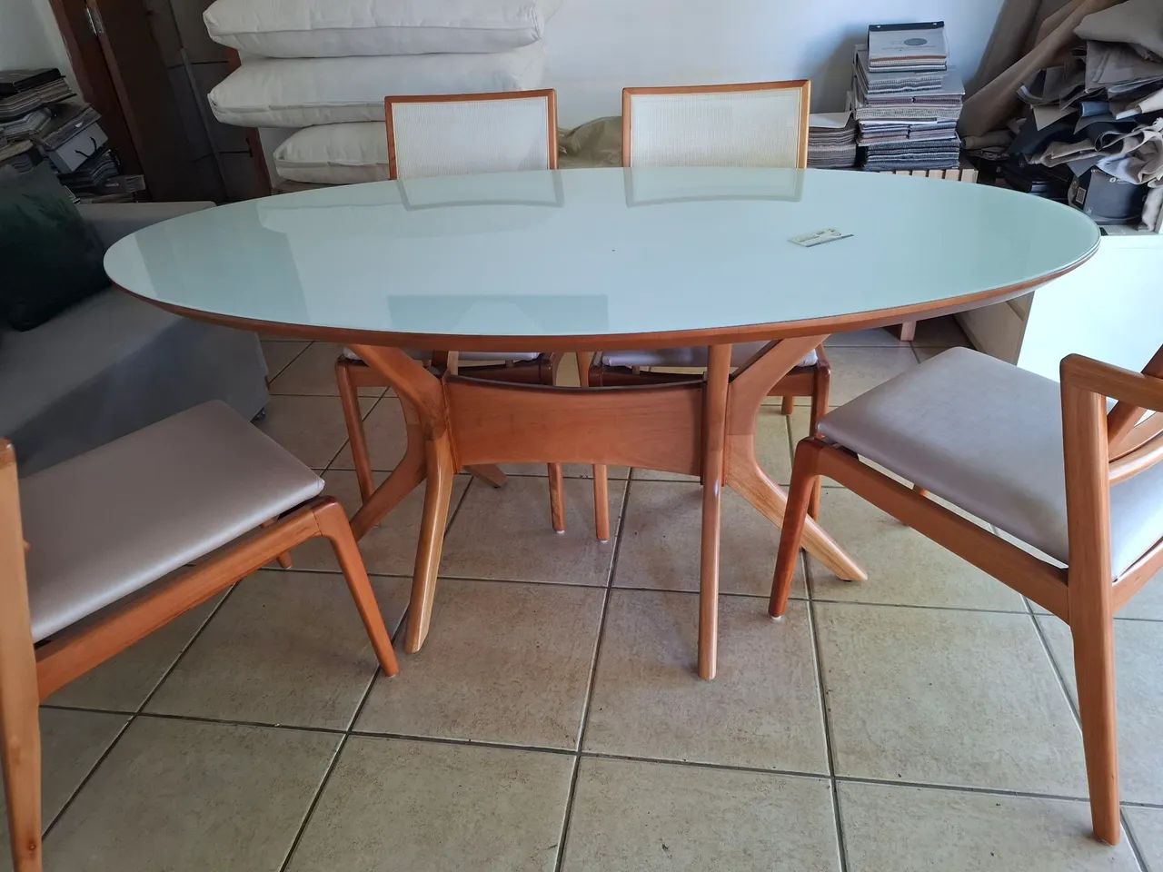 Mesa de jantar orgânica 1.70 x 90 - Foto 2