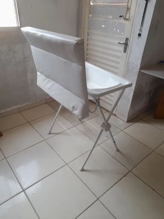 Banheira para Bebê com Trocador -  Branca - Foto 3