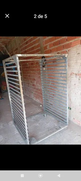 Carrinho tipo esqueleto aberto super resistente 