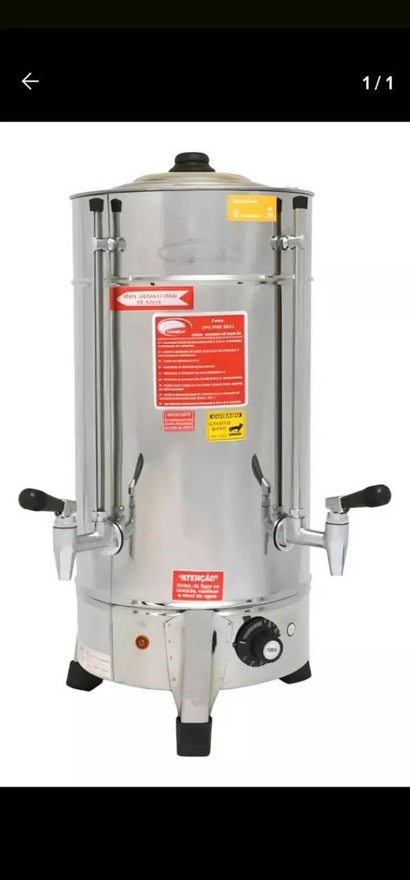 Cafeteira profissional inox 4Lts- 1300w- 220v
