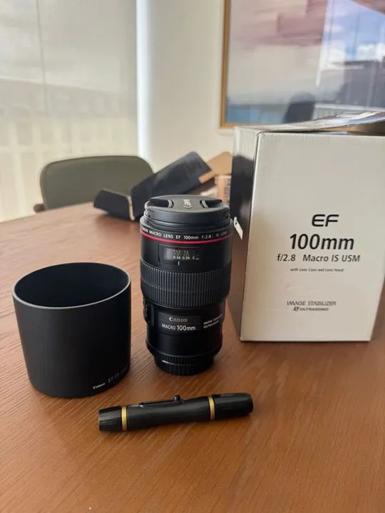 Lente Canon EF 100mm f/2.8 macro USM - Foto 4