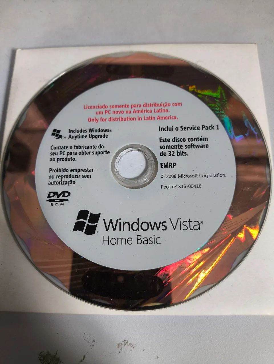 Dvd Windows Vista original Microsoft - Foto 2