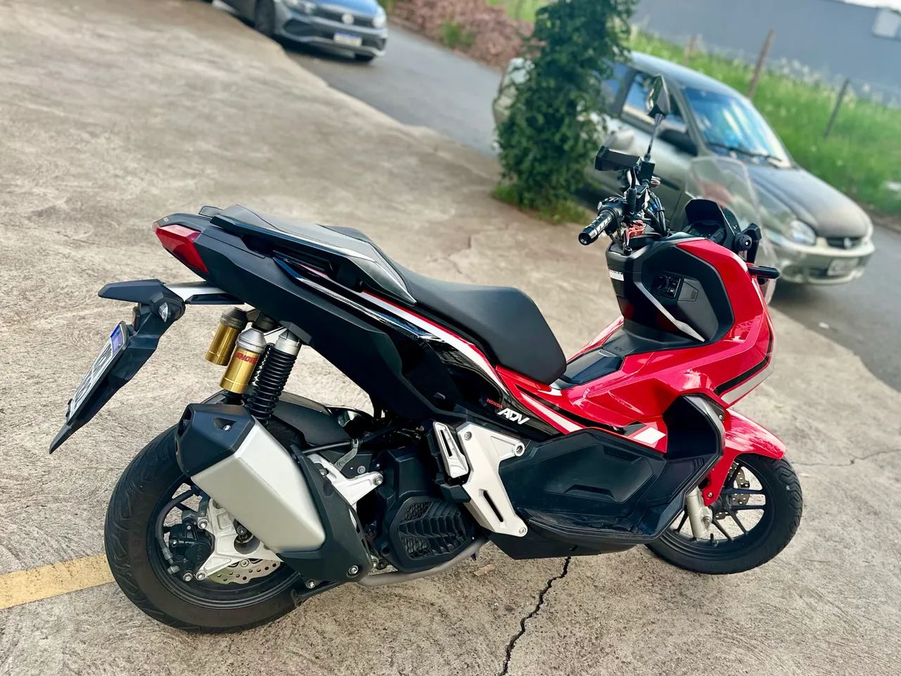 Vendo Honda ADV 150cv 2021 Vermelha  - Foto 4