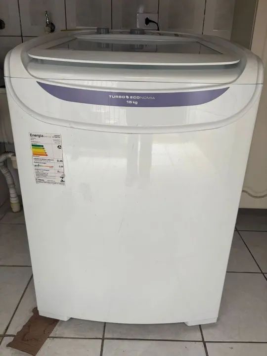Promoção! Máquina de Lavar Roupa 15kg Turbo Economia