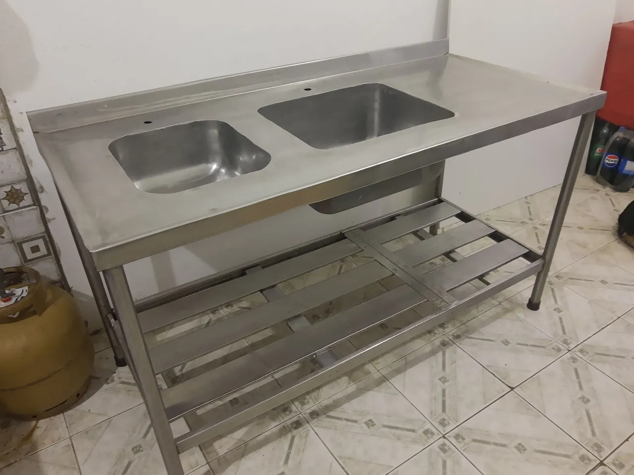 Pia de inox